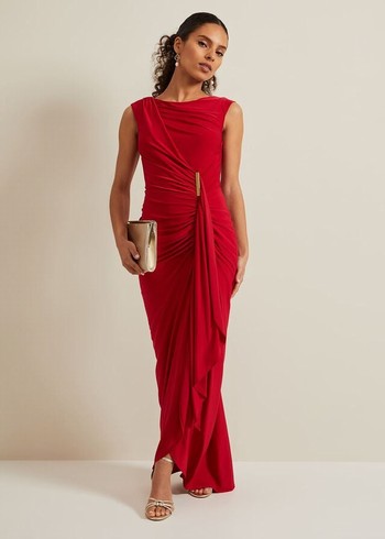 Phase Eight Petite Donna Dress Red Australia | FM1369874